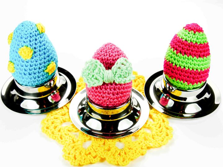 Bunte Ostereier häkeln