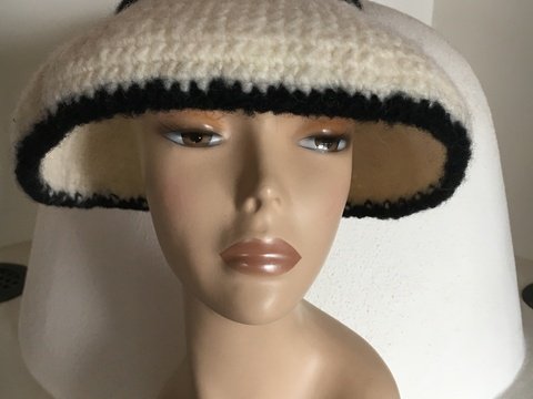 Häkel Filz Hut - 50s Mushroom Style Hat