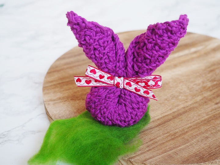 Strickanleitung - Spültuch | Waschlappen | Topflappen - Hase