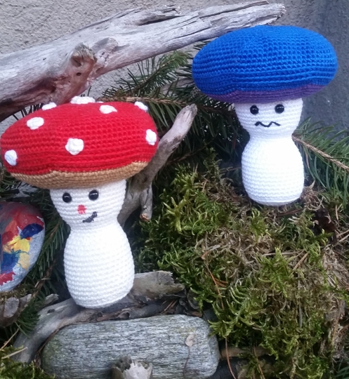 Babyrassel Pilzmännchen / Deko