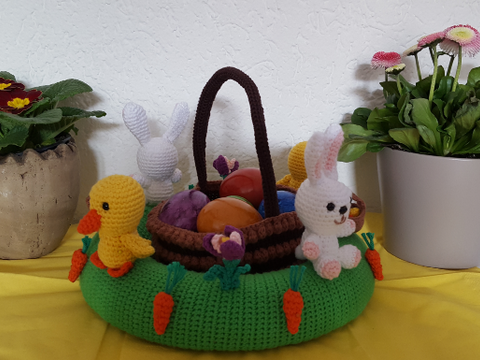 Ostertischkranz / Osterkranz