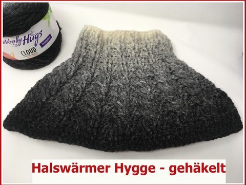 Halswärmer HYGGE mit 1 Knäuel CLOUD von Woolly Hugs häkeln