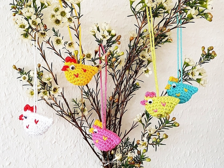 Häkelanleitung - Mini Hühnchen