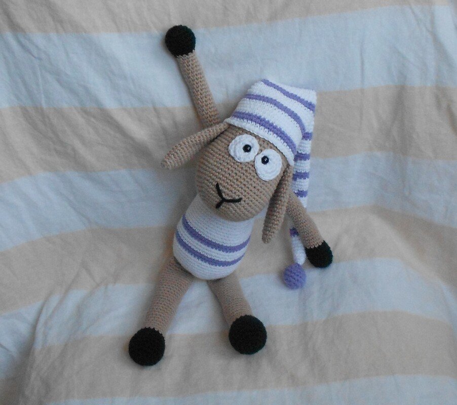 Schlafschaf Kuscheltier Anleitung - Bild 2