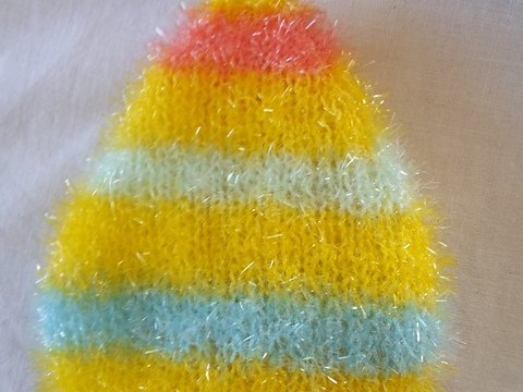 Ostereier aus Schwammwolle