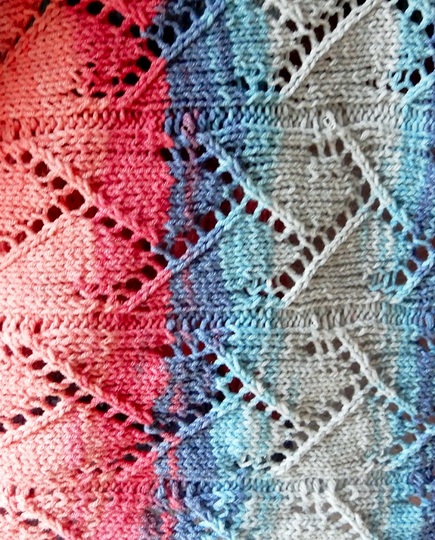 Strickanleitung Lace-Stola "Faro"