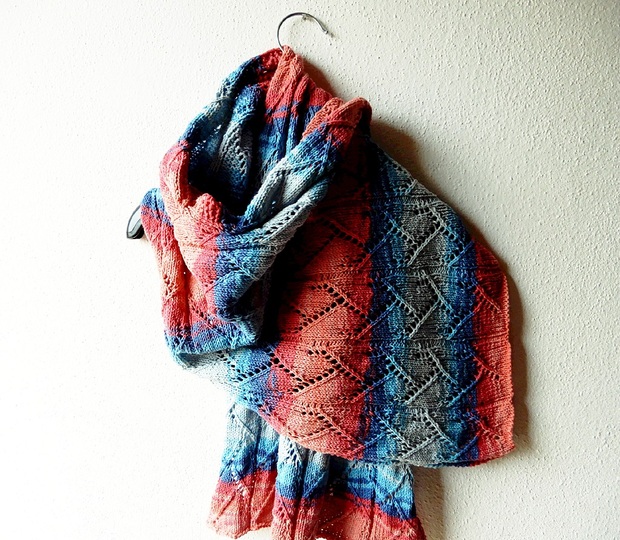 Strickanleitung Lace-Stola "Faro"