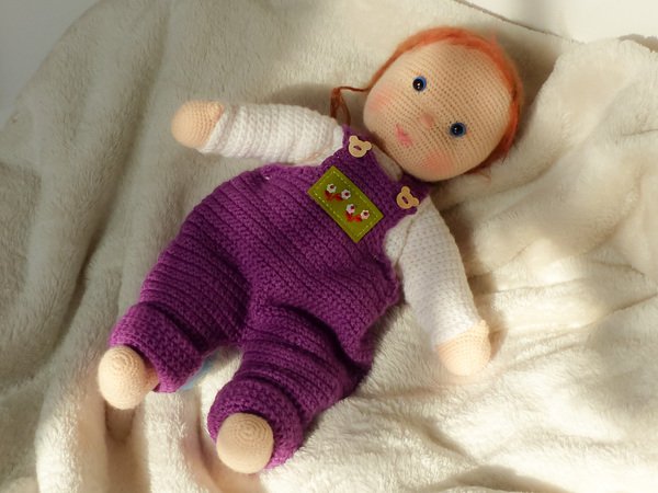 Doll "Alani" crochet pattern, 15“