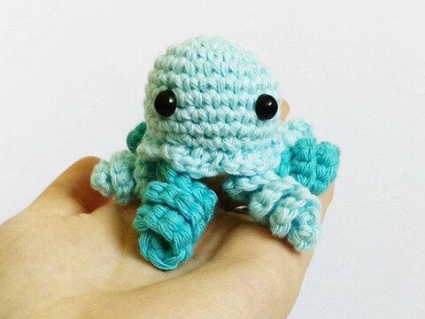 Mini Oktopus Amigurumi