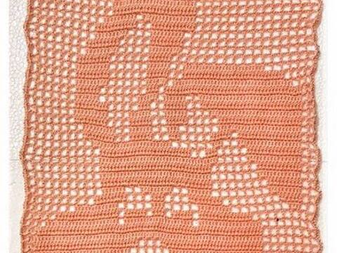 Tischläufer "Osterhase Paul", Häkelanleitung