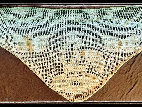 Motivtuch "Osterhase Paul", Häkelanleitung