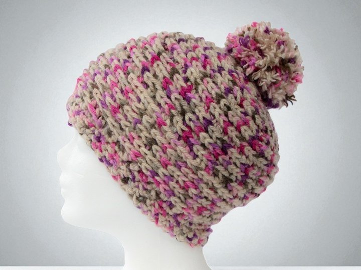 Simple Spiral Hat with 3D Effect - Crochet Pattern