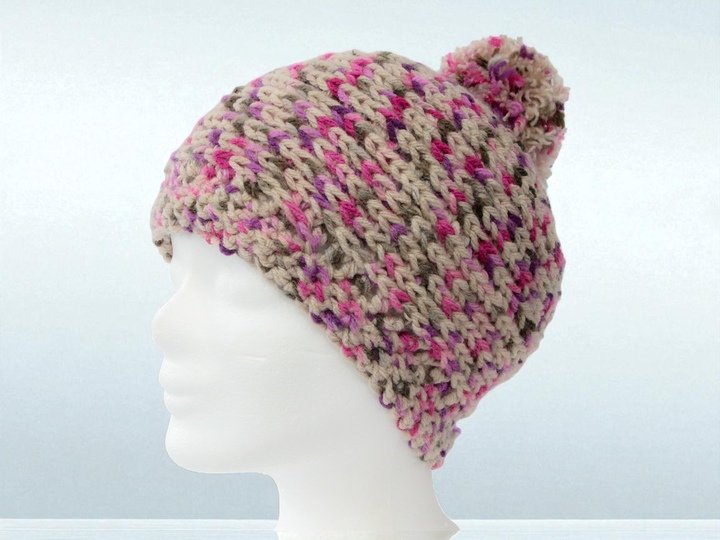 Simple Spiral Hat with 3D Effect - Crochet Pattern