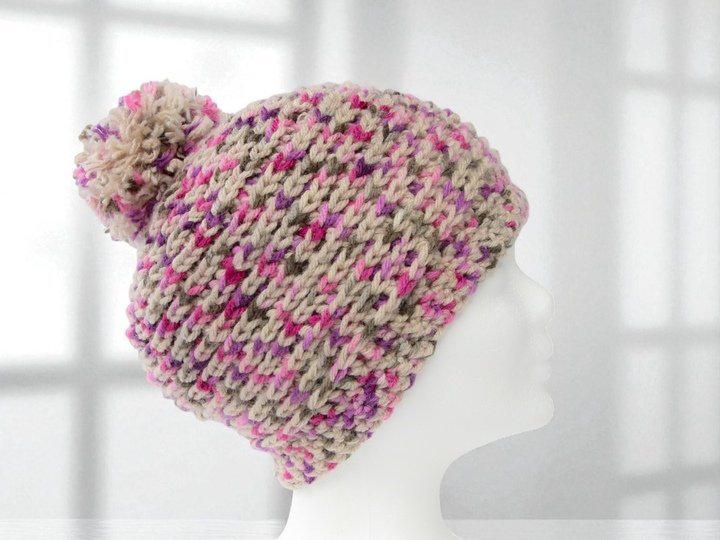 Simple Spiral Hat with 3D Effect - Crochet Pattern