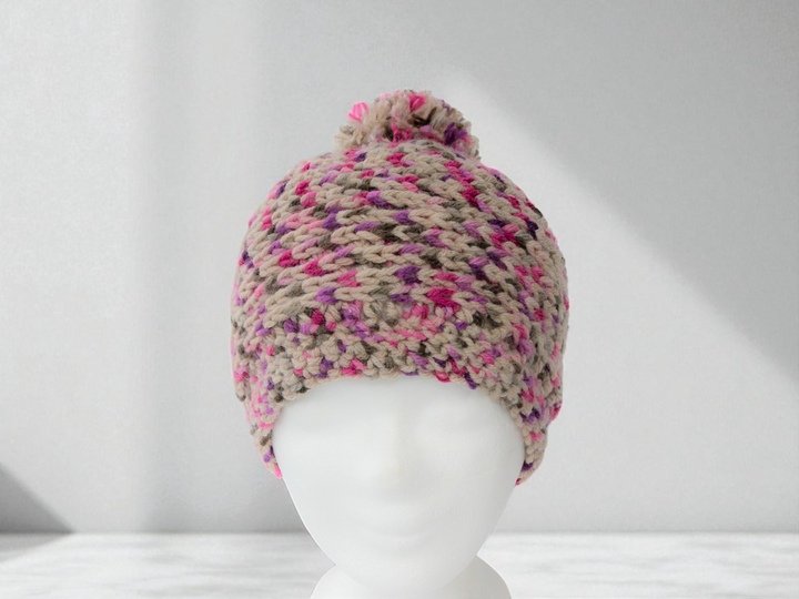 Simple Spiral Hat with 3D Effect - Crochet Pattern