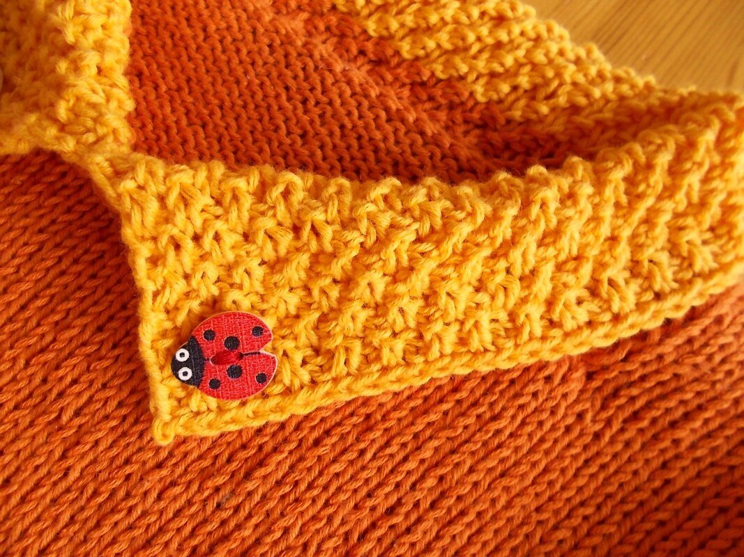 Kinderpullover und Strickkleid für Mädchen mit Kragen - wächst mit - Strickanleitung