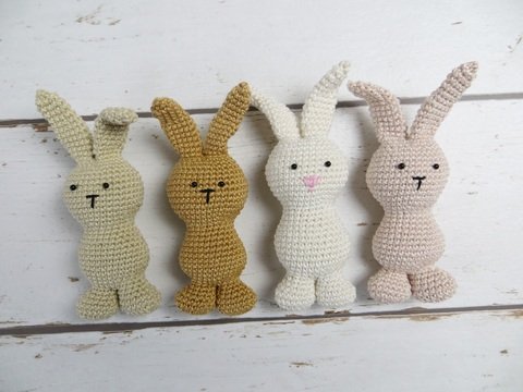 Häkelanleitung, kleine Häschen 'Moppelchen'