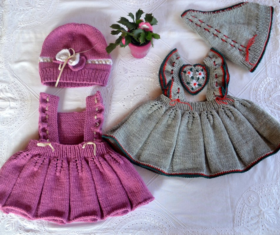 STRICKANLEITUNG * BABY SET * 3 GRÖßEN * 2 VARIANTEN