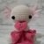 Crochetpattern Axolotl with blanket
