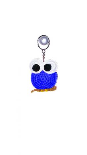 Häkelanleitung EULE Schlüsselbund PDF english-Deutsch-dutch