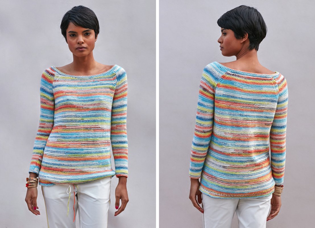 Gestrickter Raglanpulli Coco