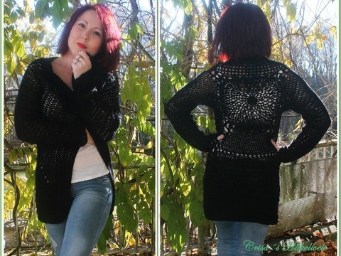 Häkelanleitung Cardigan ++ Morna morgul ++ alle Größen