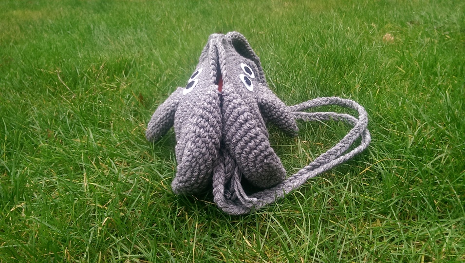 Häkelanleitung Elefantentasche häkeln,Tiertasche häkeln,Kindertasche häkeln