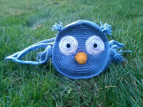 Häkelanleitung Eulentasche, Tiertasche, Kindertasche