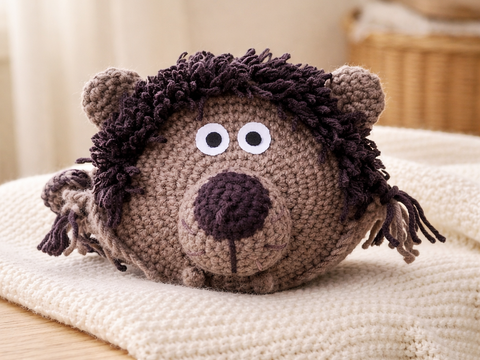 Häkelanleitung Löwentasche häkeln, Tiertasche häkeln, Kindertasche häkeln