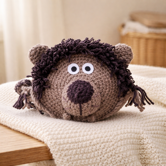 Häkelanleitung Löwentasche häkeln, Tiertasche häkeln, Kindertasche häkeln