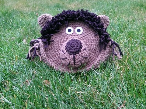 Häkelanleitung Löwentasche, Tiertasche, Kindertasche