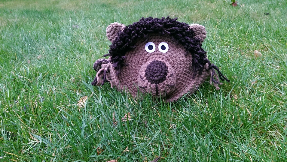 Häkelanleitung Löwentasche häkeln, Tiertasche häkeln, Kindertasche häkeln