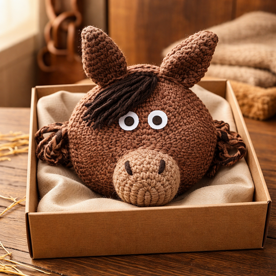 Häkelanleitung Pferdetasche häkeln, Tiertasche häkeln, Kindertasche häkeln