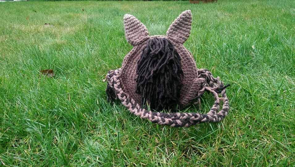 Häkelanleitung Pferdetasche häkeln, Tiertasche häkeln, Kindertasche häkeln