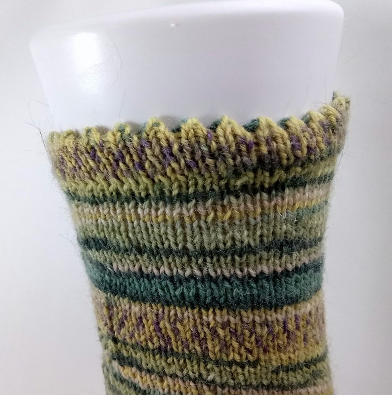 Strickanleitung Quicky Socke Top Down mit Ajourmuster 4.0 Gr.32-49 - Bild 2