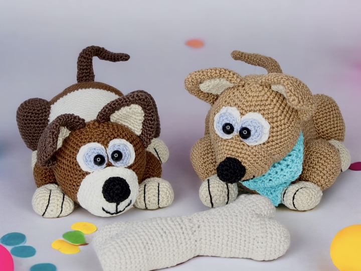 Fluffy Dog - Crochet Pattern