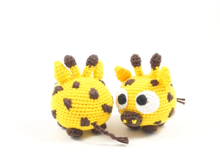 Lustige Leckermaul-Giraffe - Häkelanleitung