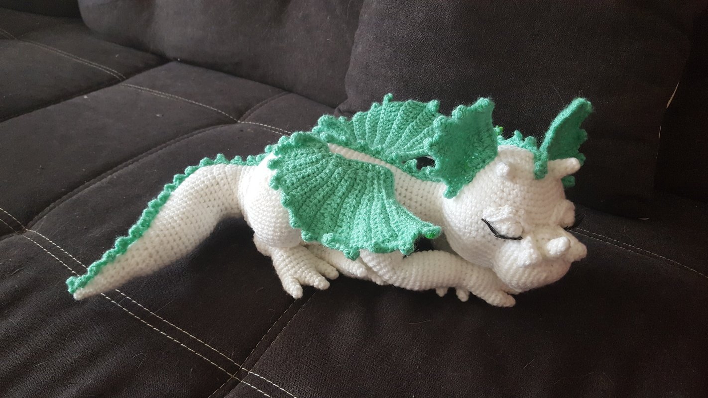 Häkelanleitung Drachenmädchen "Aquamarina" - Bild 4