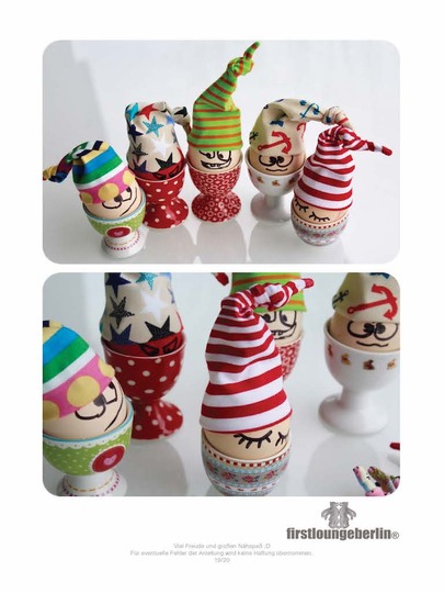 Last Minute EIERMÜTZE Eierwärmer Nähanleitung & Schnittmuster