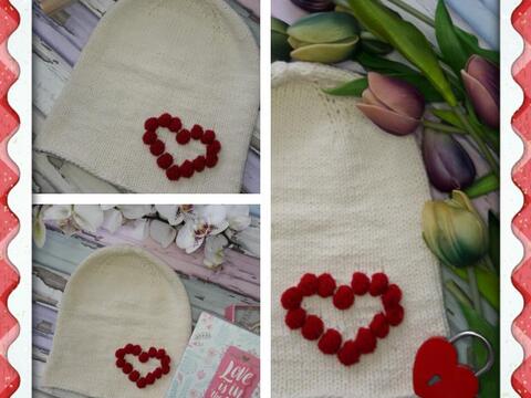 Strickanleitung  Beanie Mütze "my Love" alle Größen