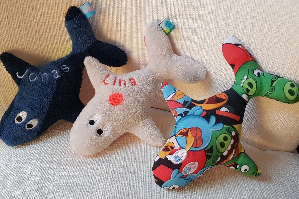 ITH Stickdatei Hai für den 20x20 Rahmen