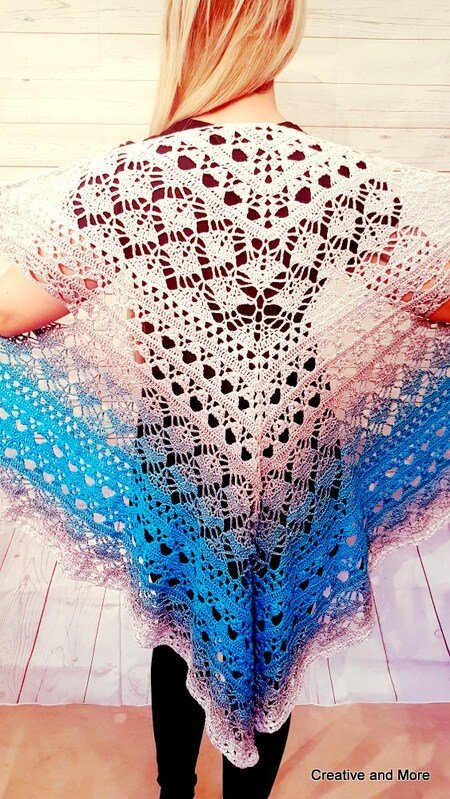 Häkelanleitung Tuchweste Unendlichkeit - Bild 3