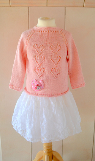 Strickanleitung * Pullover in 5 Größen * 2 - 10 Jahre