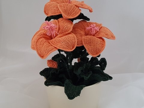 Hibiskus - Häkelanleitung