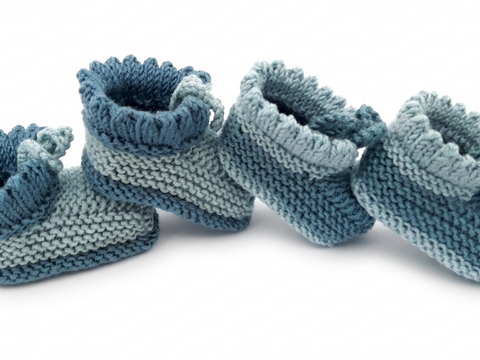 Strickanleitung für süße Babyschühchen