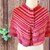 Poncho-Cape aus Sockenwolle - Strickanleitung
