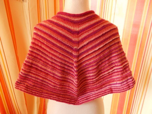 Poncho Cape Aus Sockenwolle Strickanleitung