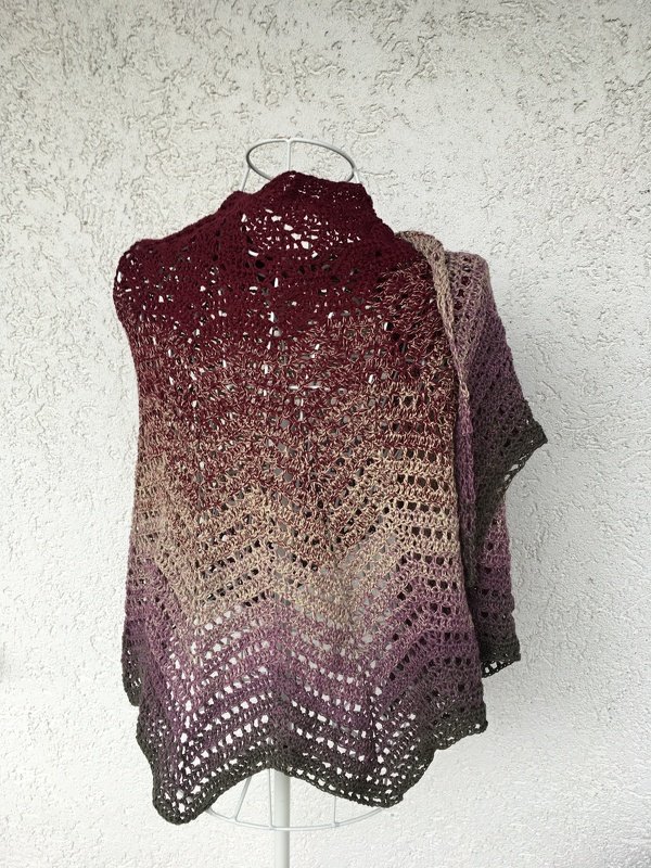 Tuch "Explosion" häkeln mit 1 BOBBEL-COTTON XTRA von Woolly Hugs - Bild 2