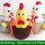 131DE Strickanleitung Hähnchen und Hühnchen - Amigurumi PDF Zabelina CP