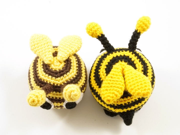 Witzige Biene - Häkelanleitung
